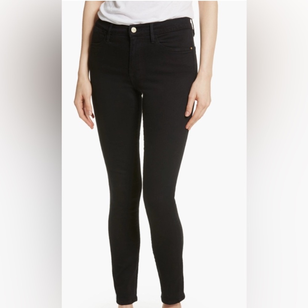 Frame Denim - Le Skinny de Jeanne - Black Size 29